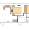 LOVE ATLANTIC 1000 10M00 x 4M00 2 CHAMBRES